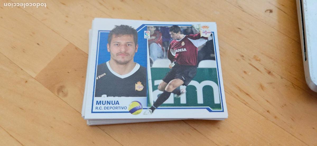 Cromos de f&uacute;tbol: Mun&uacute;a - Deportivo - Liga Este 2007 2008 - 07 08 - Sin pegar - Trading Card