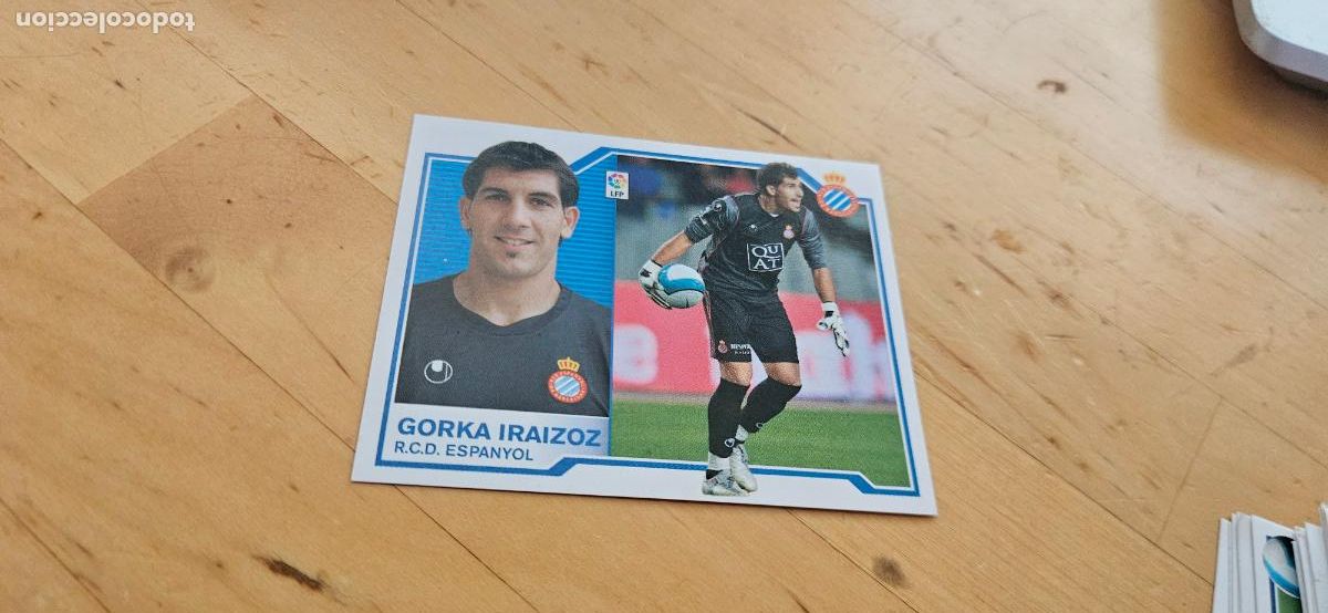 Cromos de f&uacute;tbol: Iraizoz - Espanyol - Liga Este 2007 2008 - 07 08 - Sin pegar - Trading Card