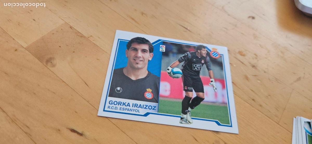Figurine di Calcio: Iraizoz - Espanyol - Liga Este 2007 2008 - 07 08 - Sin pegar - Trading Card