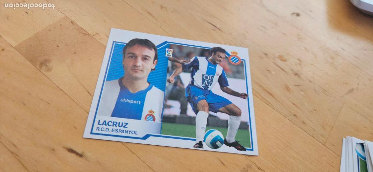 Figurine di Calcio: Lacruz - Espanyol - Liga Este 2007 2008 - 07 08 - Sin pegar - Trading Card