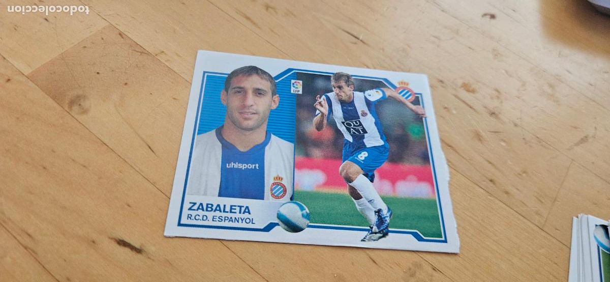 Figurine di Calcio: Zabaleta - Espanyol - Liga Este 2007 2008 - 07 08 - Sin pegar - Trading Card