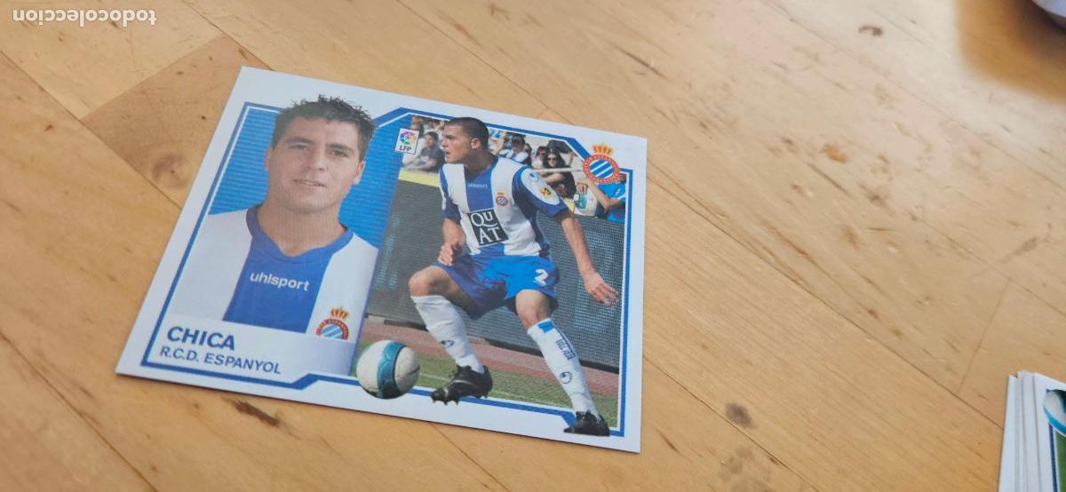 Figurine di Calcio: Chica - Espanyol - Liga Este 2007 2008 - 07 08 - Sin pegar - Trading Card