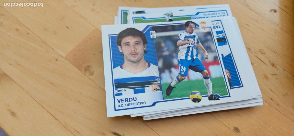 Figurine di Calcio: Verd&uacute; - Deportivo - Liga Este 2007 2008 - 07 08 - Sin pegar - Trading Card