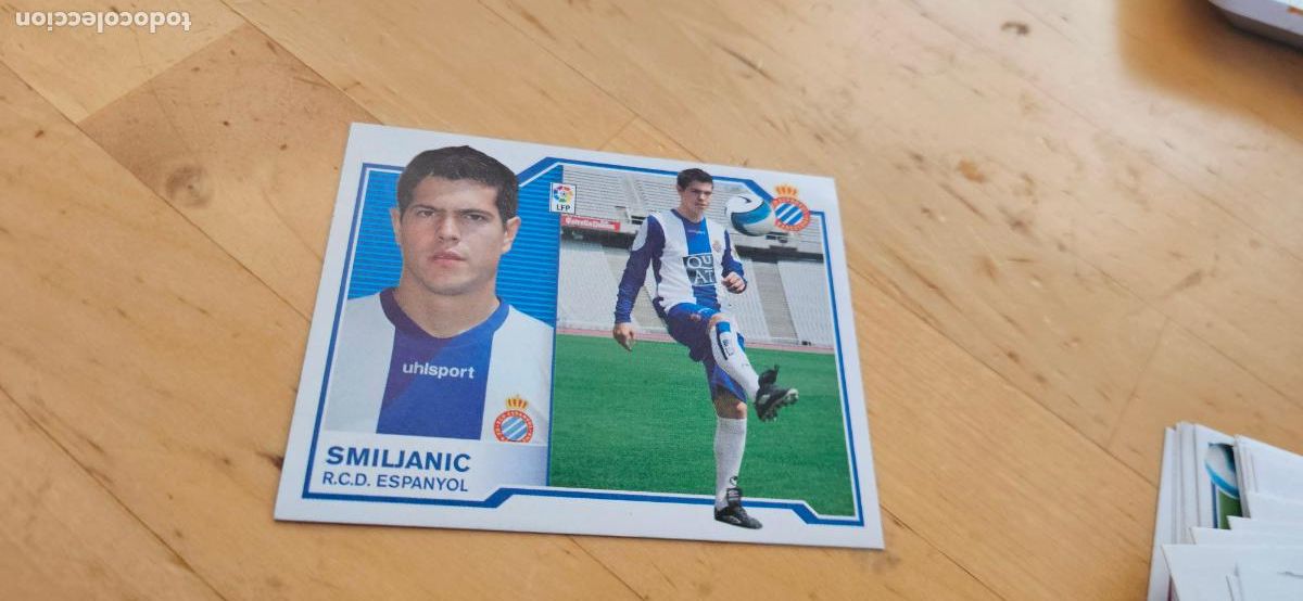 Figurine di Calcio: Smiljanic - Espanyol - Liga Este 2007 2008 - 07 08 - Sin pegar - Trading Card