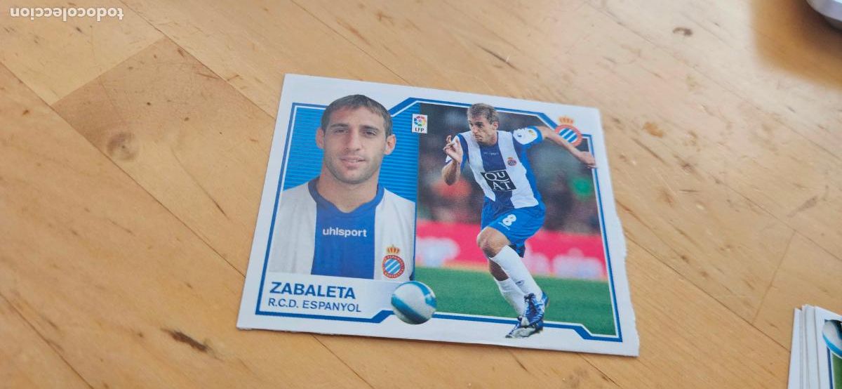 Figurine di Calcio: Zabaleta - Espanyol - Liga Este 2007 2008 - 07 08 - Sin pegar - Trading Card