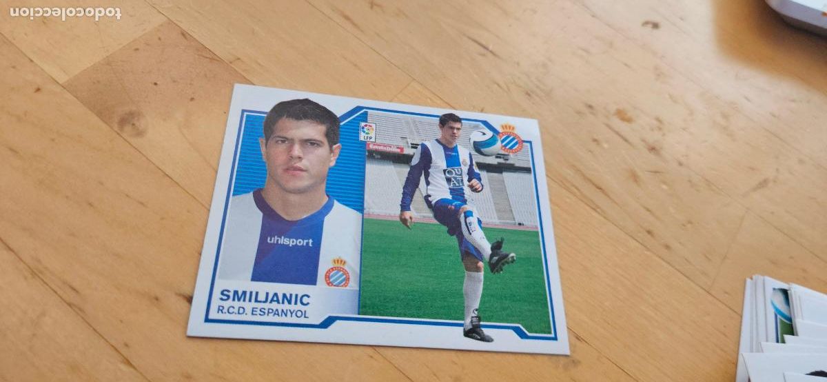 Figurine di Calcio: Smiljanic - Espanyol - Liga Este 2007 2008 - 07 08 - Sin pegar - Trading Card