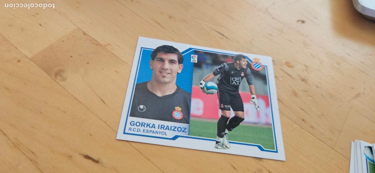Figurine di Calcio: Iraizoz - Espanyol - Liga Este 2007 2008 - 07 08 - Sin pegar - Trading Card
