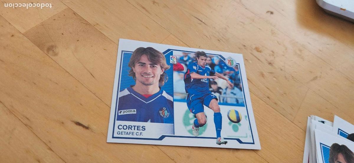 Figurine di Calcio: Cort&eacute;s - Getafe - Liga Este 2007 2008 - 07 08 - Sin pegar - Trading Card