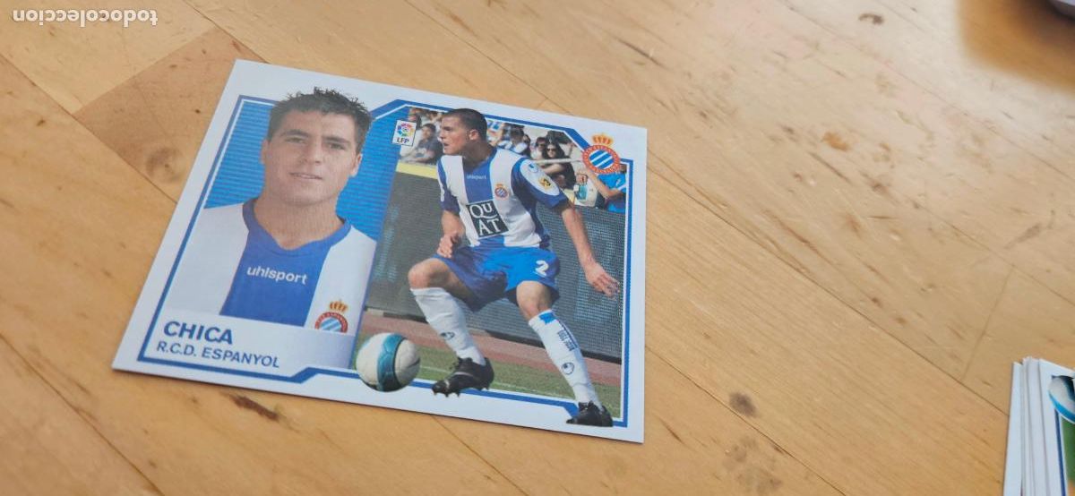 Figurine di Calcio: Chica - Espanyol - Liga Este 2007 2008 - 07 08 - Sin pegar - Trading Card