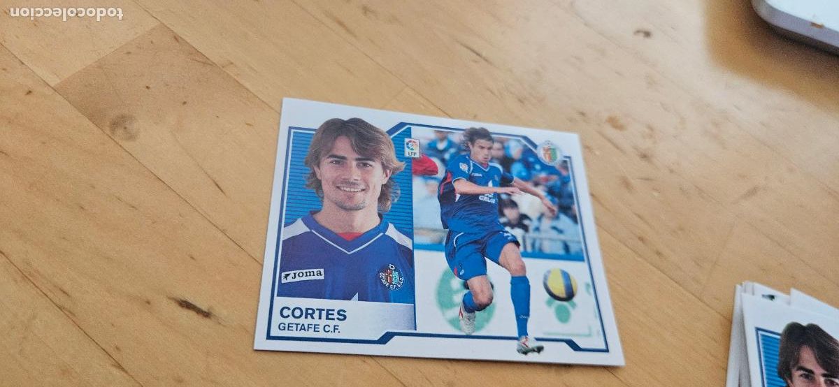 Figurine di Calcio: Cort&eacute;s - Getafe - Liga Este 2007 2008 - 07 08 - Sin pegar - Trading Card