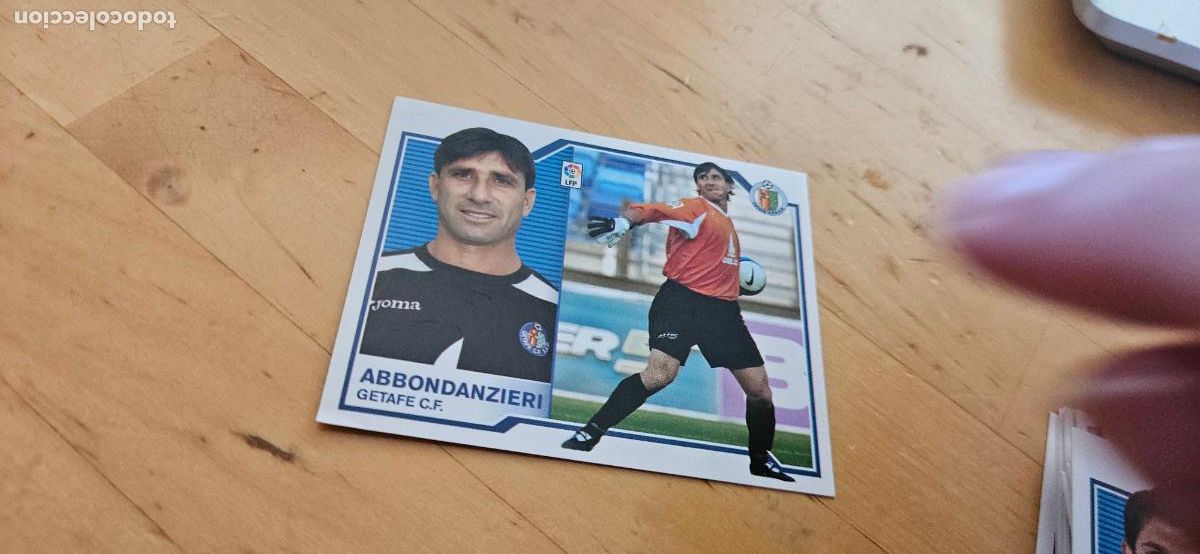 Figurine di Calcio: Abbondanzieri - Getafe - Liga Este 2007 2008 - 07 08 - Sin pegar - Trading Card