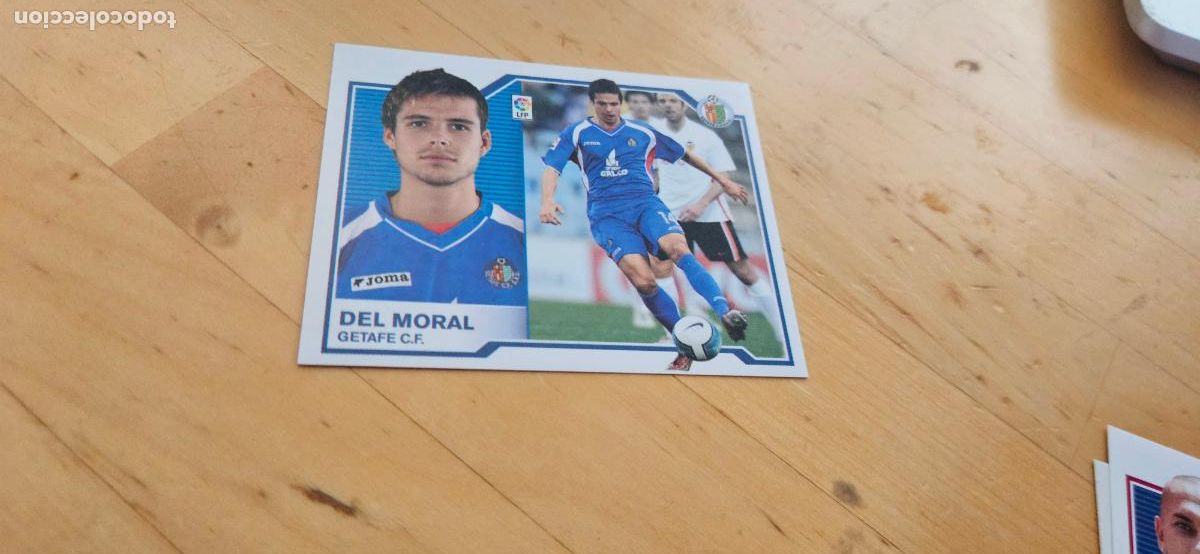 Figurine di Calcio: Del Moral - Getafe - Liga Este 2007 2008 - 07 08 - Sin pegar - Trading Card