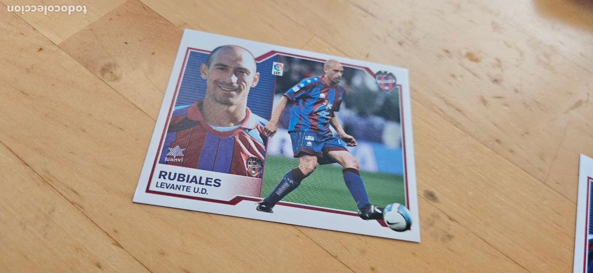 Cromos de f&uacute;tbol: Rubiales - Levante - Liga Este 2007 2008 - 07 08 - Sin pegar - Trading Card