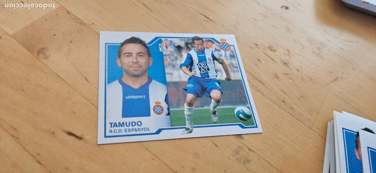 Cromos de f&uacute;tbol: Tamudo - Espanyol - Liga Este 2007 2008 - 07 08 - Sin pegar - Trading Card