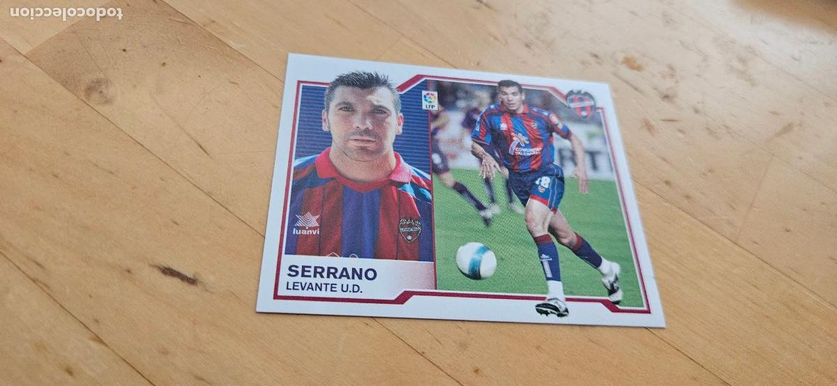Cromos de f&uacute;tbol: Serrano - Levante - Liga Este 2007 2008 - 07 08 - Sin pegar - Trading Card