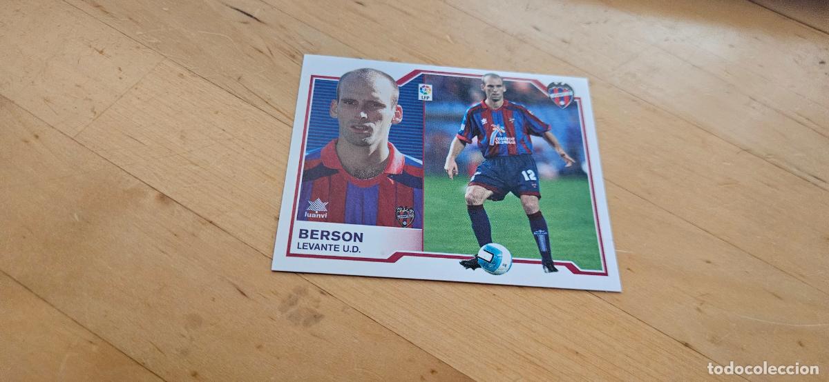 Cromos de f&uacute;tbol: Berson - Levante - Liga Este 2007 2008 - 07 08 - Sin pegar - Trading Card