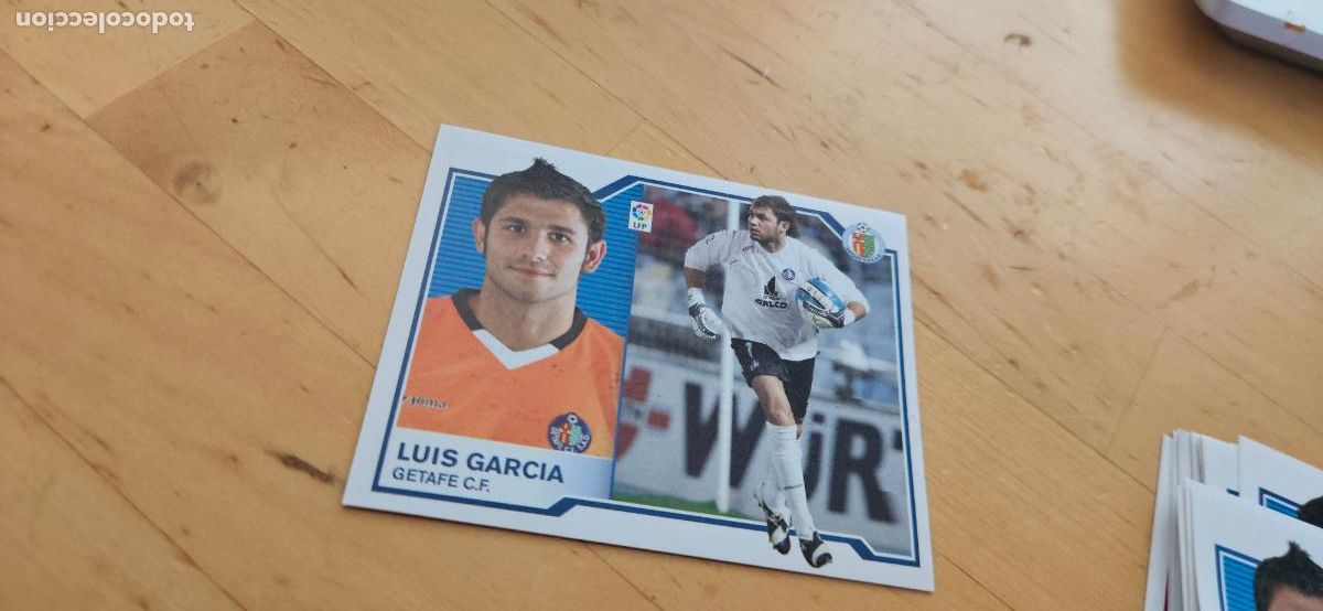 Cromos de f&uacute;tbol: Luis Garc&iacute;a - Getafe - Liga Este 2007 2008 - 07 08 - Sin pegar - Trading Card