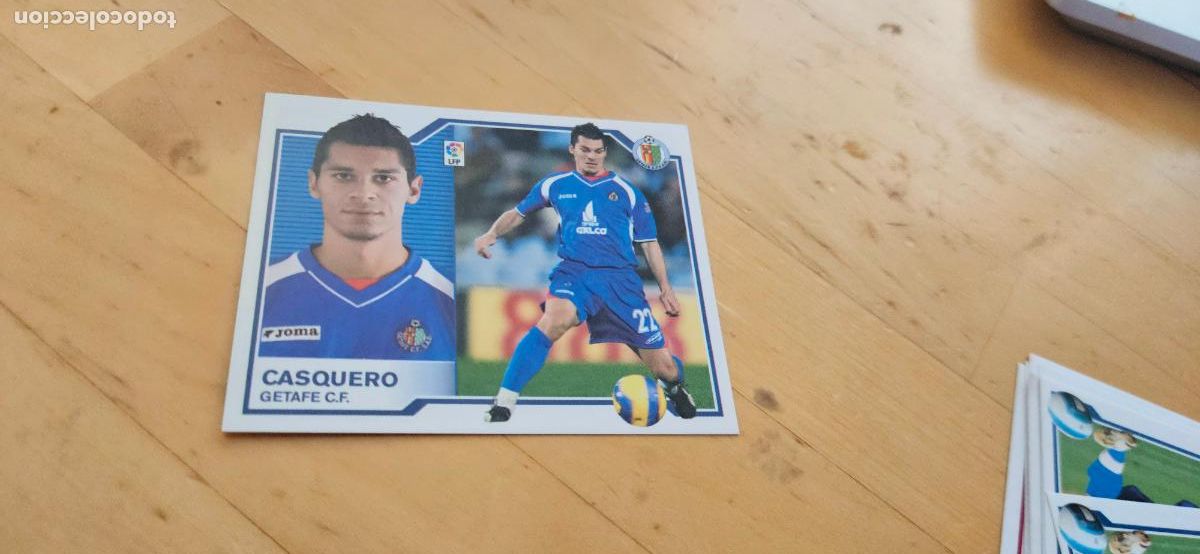 Cromos de f&uacute;tbol: Casquero - Getafe - Liga Este 2007 2008 - 07 08 - Sin pegar - Trading Card