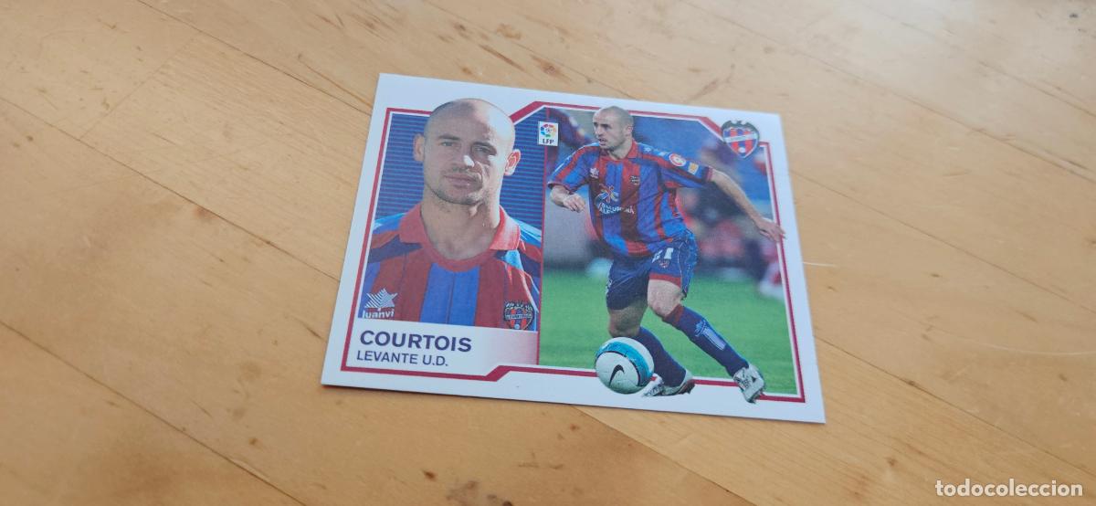 Cromos de f&uacute;tbol: Courtois - Levante - Liga Este 2007 2008 - 07 08 - Sin pegar - Trading Card