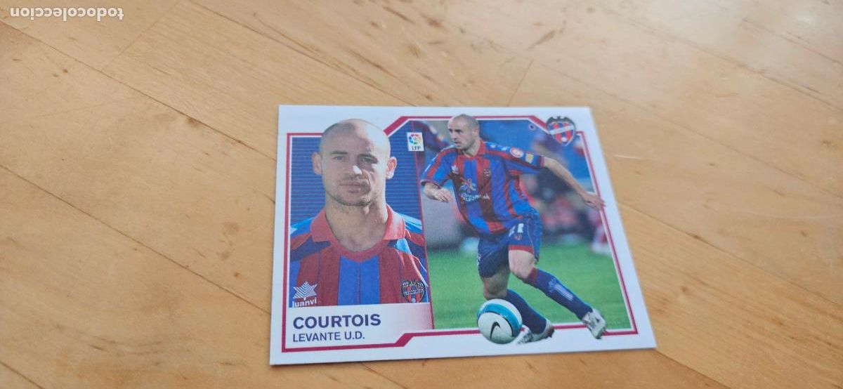 Cromos de f&uacute;tbol: Courtois - Levante - Liga Este 2007 2008 - 07 08 - Sin pegar - Trading Card