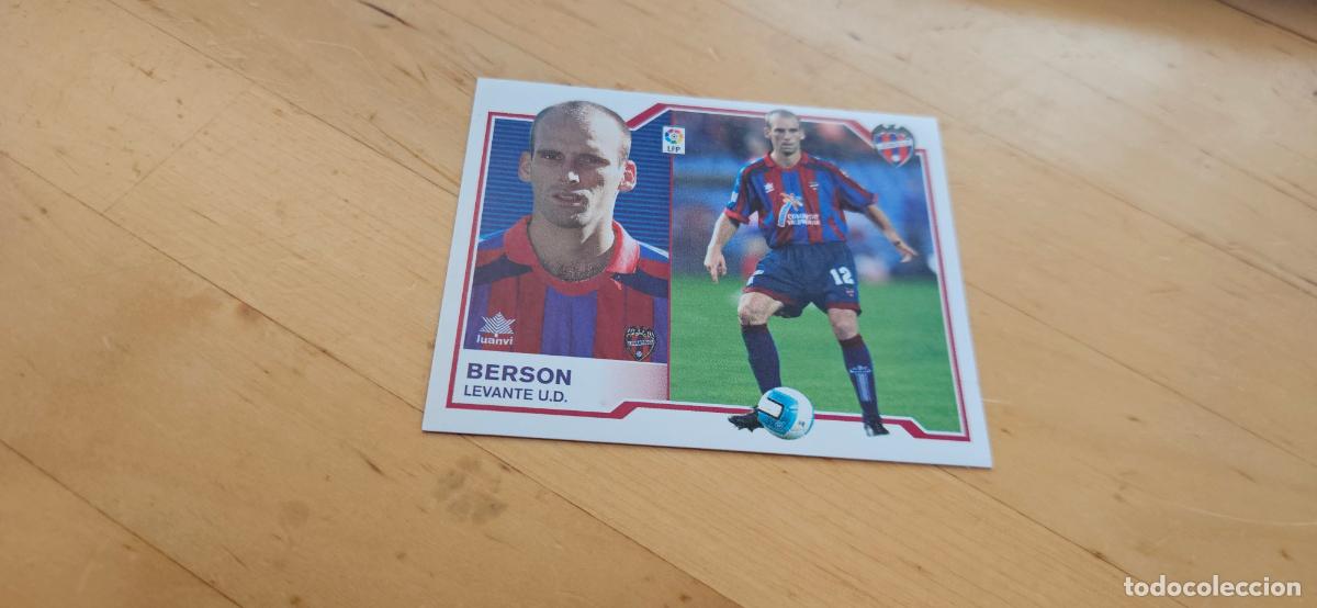 Cromos de f&uacute;tbol: Berson - Levante - Liga Este 2007 2008 - 07 08 - Sin pegar - Trading Card