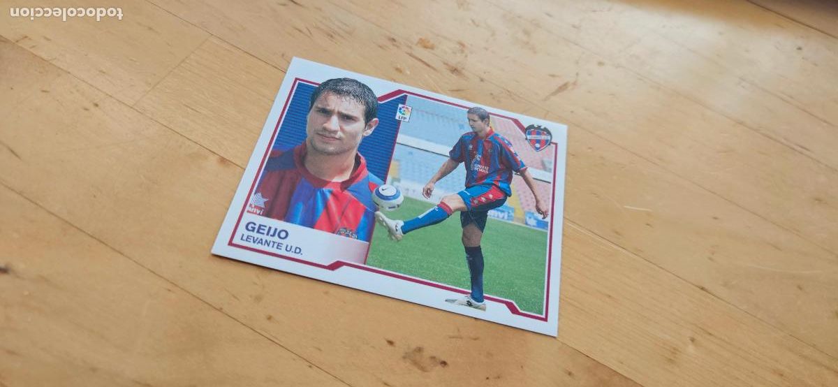 Cromos de f&uacute;tbol: Geijo - Levante - Liga Este 2007 2008 - 07 08 - Sin pegar - Trading Card