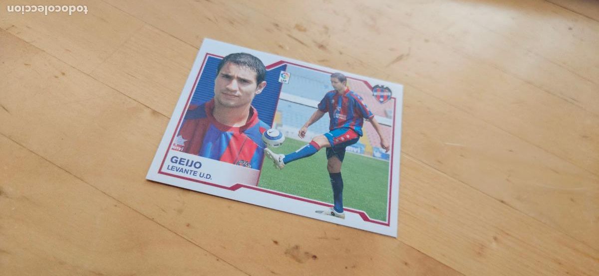 Fu&szlig;ball-Sticker: Geijo - Levante - Liga Este 2007 2008 - 07 08 - Sin pegar - Trading Card