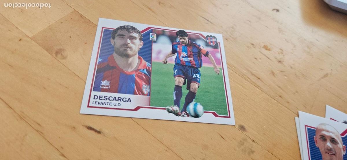 Fu&szlig;ball-Sticker: Descarga - Levante - Liga Este 2007 2008 - 07 08 - Sin pegar - Trading Card
