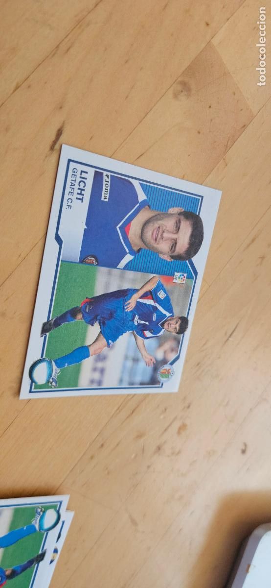 Fu&szlig;ball-Sticker: Licht - Getafe - Liga Este 2007 2008 - 07 08 - Sin pegar - Trading Card
