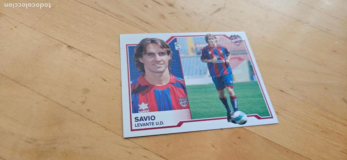 Fu&szlig;ball-Sticker: Savio - Levante - Liga Este 2007 2008 - 07 08 - Sin pegar - Trading Card
