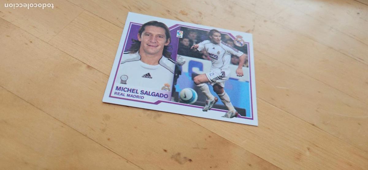 Fu&szlig;ball-Sticker: Salgado - Real Madrid - Liga Este 2007 2008 - 07 08 - Sin pegar - Trading Card