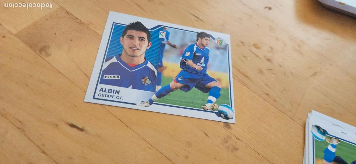 Fu&szlig;ball-Sticker: Alb&iacute;n - Getafe - Liga Este 2007 2008 - 07 08 - Sin pegar - Trading Card
