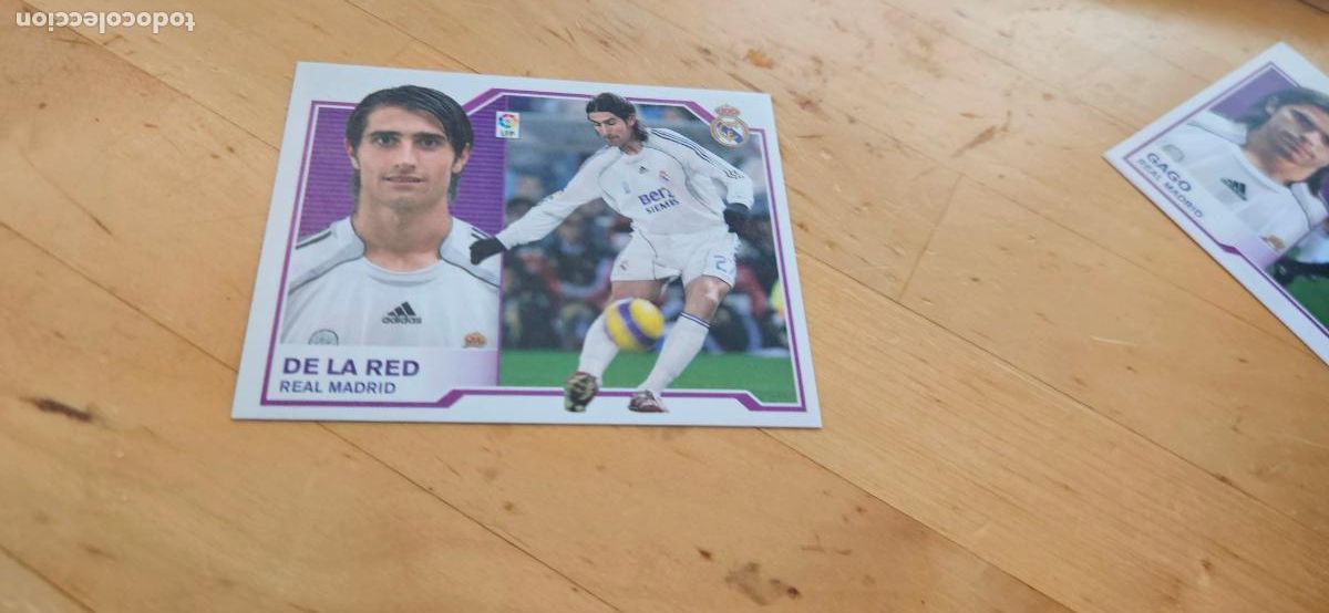 Fu&szlig;ball-Sticker: de la red - Real Madrid - Liga Este 2007 2008 - 07 08 - Sin pegar - Trading Card