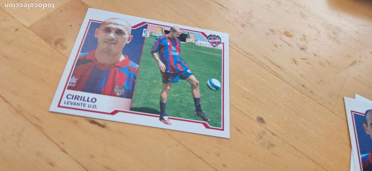 Fu&szlig;ball-Sticker: Cirillo - Levante - Liga Este 2007 2008 - 07 08 - Sin pegar - Trading Card