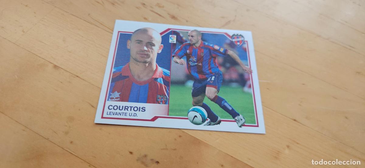 Fu&szlig;ball-Sticker: Courtois - Levante - Liga Este 2007 2008 - 07 08 - Sin pegar - Trading Card