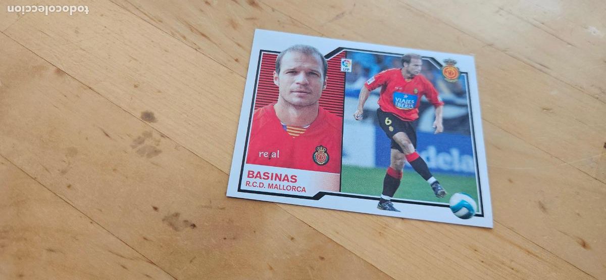 Fu&szlig;ball-Sticker: basinas - Mallorca - Liga Este 2007 2008 - 07 08 - Sin pegar - Trading Card