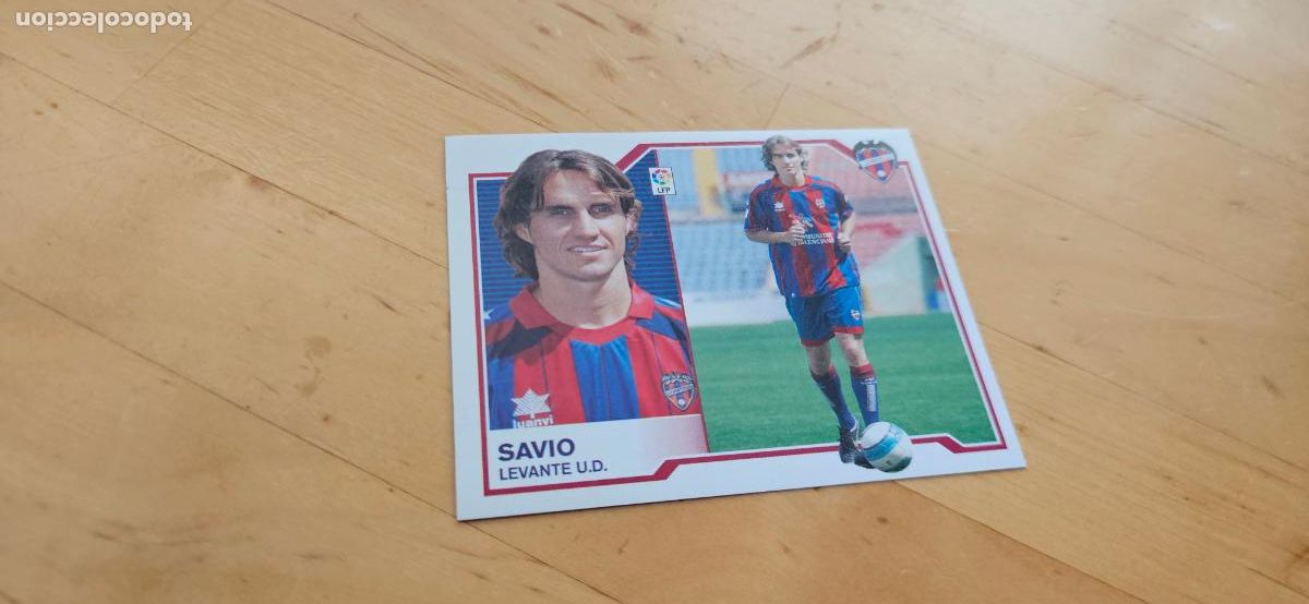 Fu&szlig;ball-Sticker: Savio - Levante - Liga Este 2007 2008 - 07 08 - Sin pegar - Trading Card