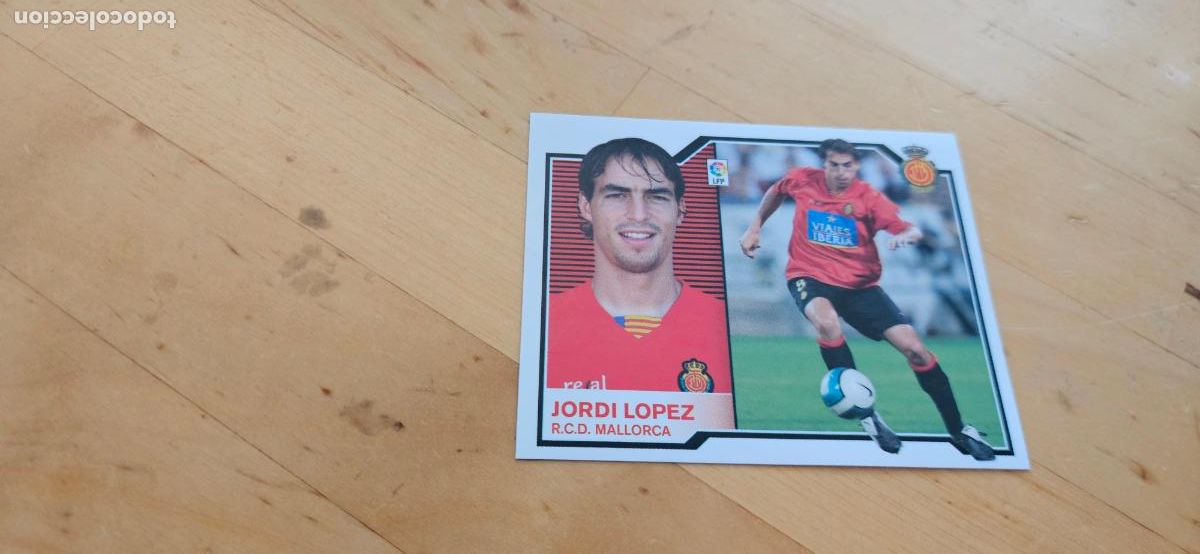 Fu&szlig;ball-Sticker: jordi lopez - Mallorca - Liga Este 2007 2008 - 07 08 - Sin pegar - Trading Card