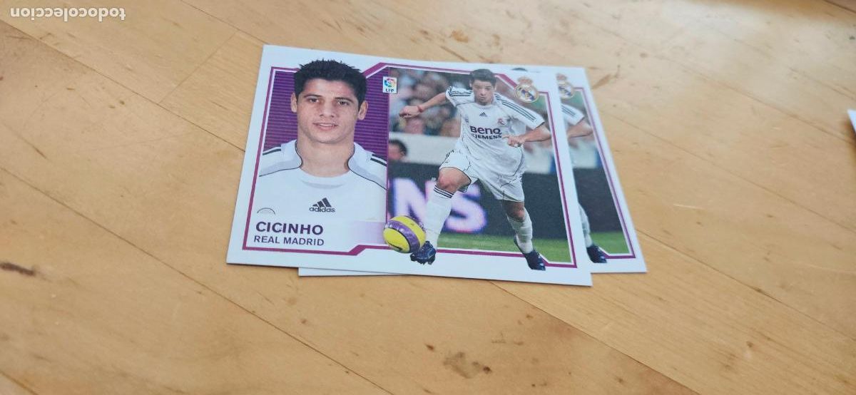 Cromos de f&uacute;tbol: cicinho - Real Madrid - Liga Este 2007 2008 - 07 08 - Sin pegar - Trading Card