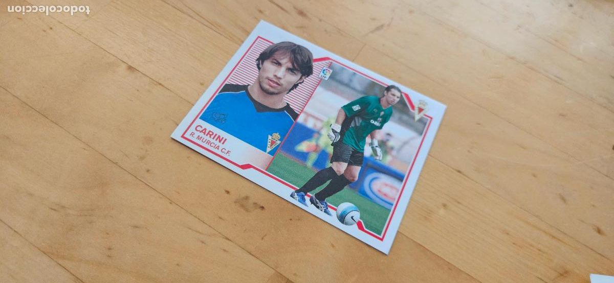 Cromos de f&uacute;tbol: Carini - Murcia - Liga Este 2007 2008 - 07 08 - Sin pegar - Trading Card