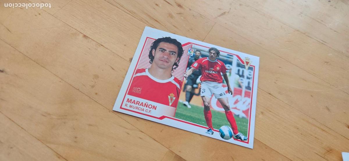 Cromos de f&uacute;tbol: Mara&ntilde;&oacute;n - Murcia - Liga Este 2007 2008 - 07 08 - Sin pegar - Trading Card