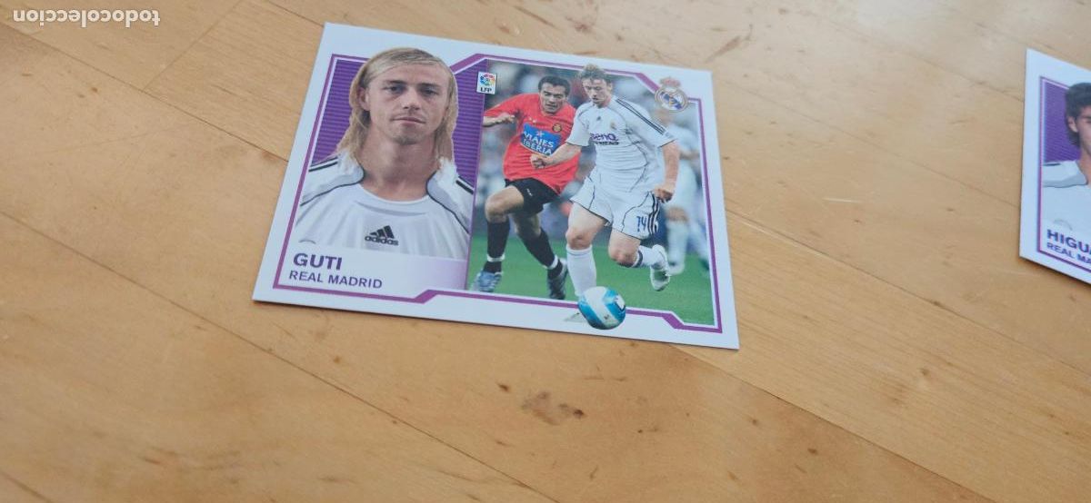 Cromos de f&uacute;tbol: guti - Real Madrid - Liga Este 2007 2008 - 07 08 - Sin pegar - Trading Card