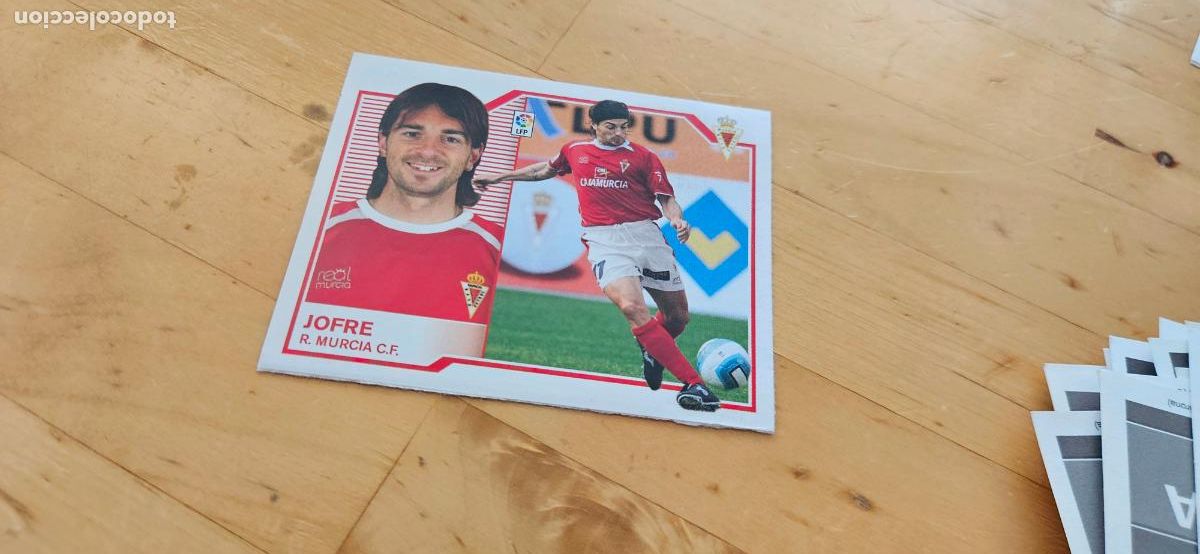 Cromos de f&uacute;tbol: jofre - Murcia - Liga Este 2007 2008 - 07 08 - Sin pegar - Trading Card
