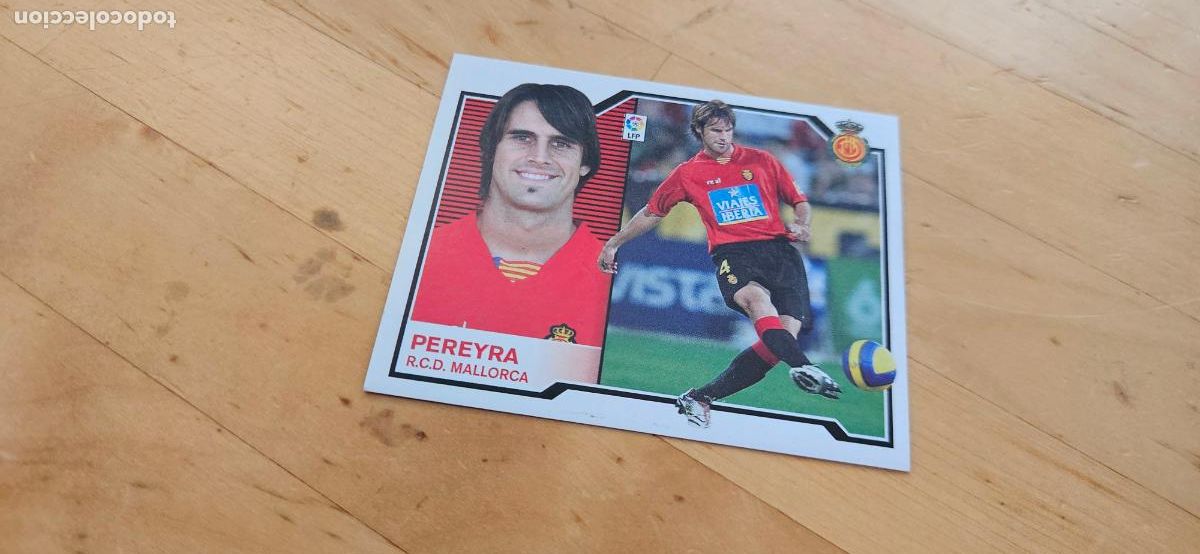 Cromos de Futebol: pereyra - Mallorca - Liga Este 2007 2008 - 07 08 - Sin pegar - Trading Card