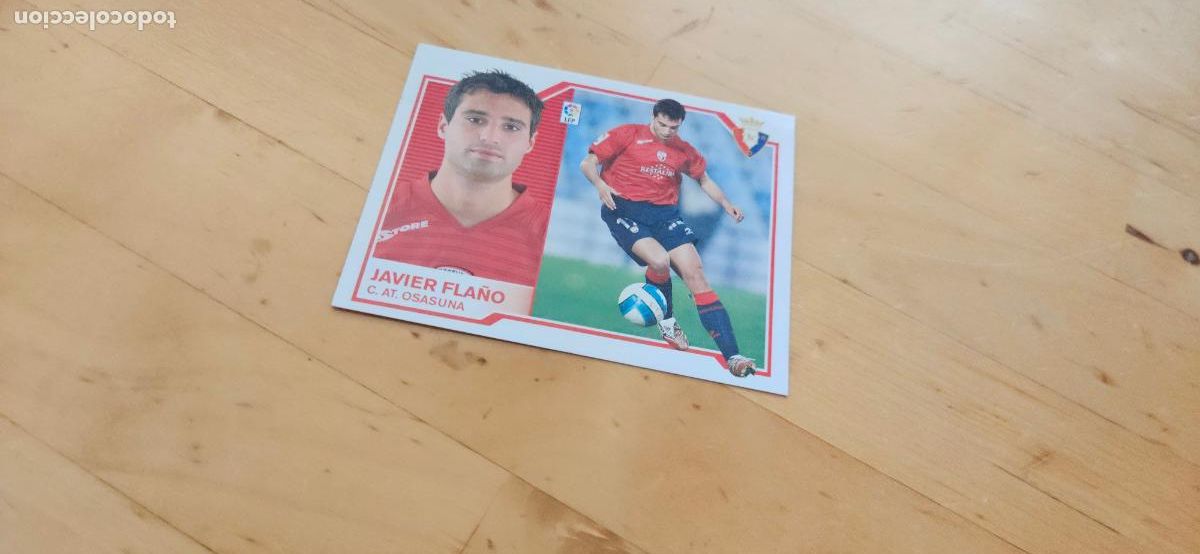 Cromos de Futebol: Javier Fla&ntilde;o - Osasuna - Liga Este 2007 2008 - 07 08 - Sin pegar - Trading Card