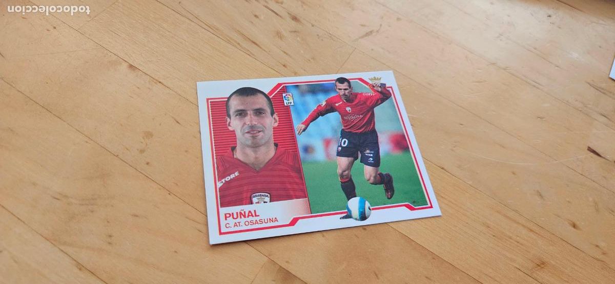 Cromos de f&uacute;tbol: pu&ntilde;al - Osasuna - Liga Este 2007 2008 - 07 08 - Sin pegar - Trading Card