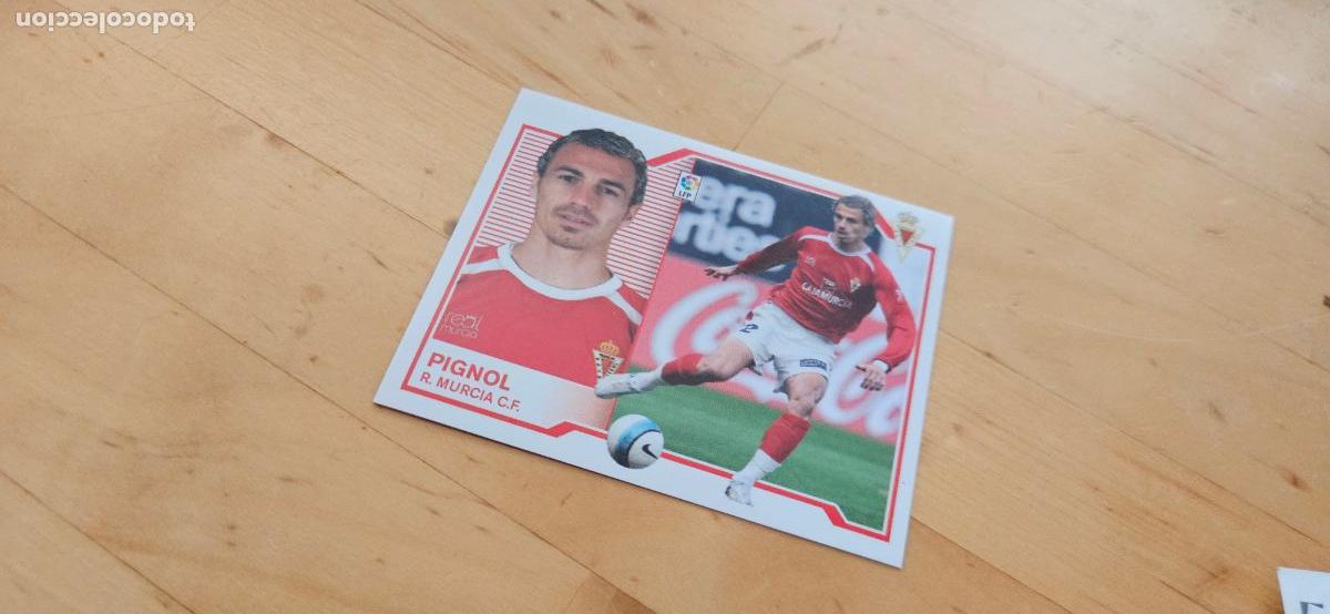 Cromos de f&uacute;tbol: Pignol - Murcia - Liga Este 2007 2008 - 07 08 - Sin pegar - Trading Card