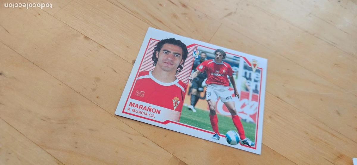 Cromos de f&uacute;tbol: Mara&ntilde;&oacute;n - Murcia - Liga Este 2007 2008 - 07 08 - Sin pegar - Trading Card