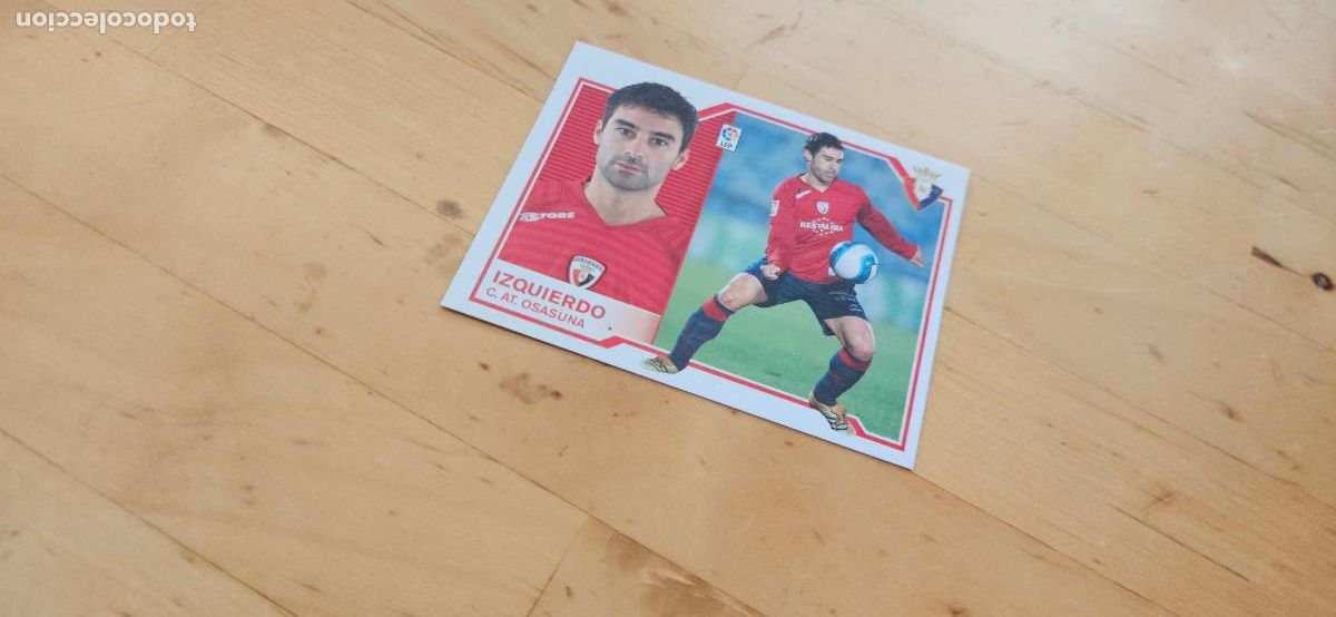Cromos de f&uacute;tbol: izquierdo - Osasuna - Liga Este 2007 2008 - 07 08 - Sin pegar - Trading Card
