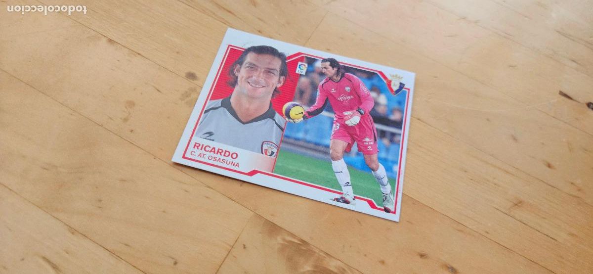 Cromos de f&uacute;tbol: Ricardo - Osasuna - Liga Este 2007 2008 - 07 08 - Sin pegar - Trading Card